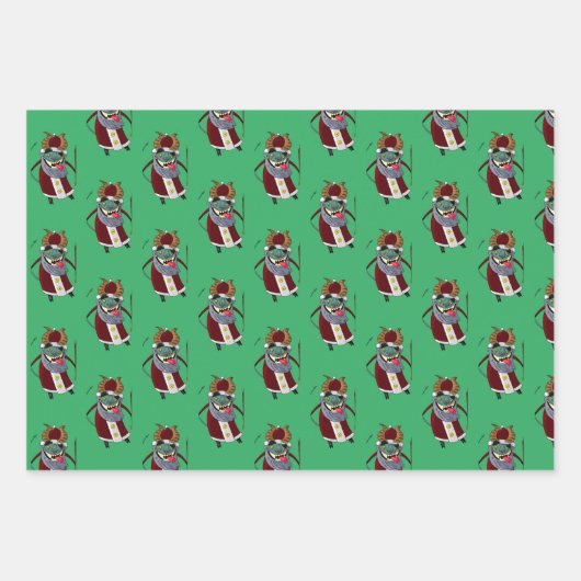 Papier à enveloppement Krampus (Devant 2)