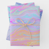 Papier à enveloppement marbré (En situation)