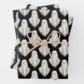 Papier à enveloppement Motif Halloween Ghosts Wate (En situation)