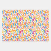 Papier à enveloppement multicolore vibrant (Devant)