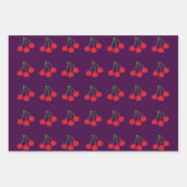 Papier à enveloppement multipack de cerises (trois (Devant 3)