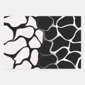 Papier à enveloppement noir et blanc (Devant 2)