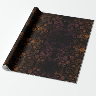Papier à enveloppement pour cadeau d'automne de l