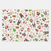 Papier à enveloppement pour chien de taureau franç (Devant 3)
