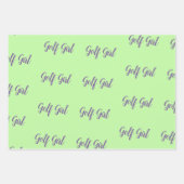 Papier à enveloppement pour filles de golf (Devant 2)