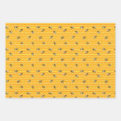 Papier à enveloppement quatre pour abeilles (Devant)