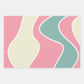 Papier à enveloppement rose et bleu pastel (Devant 3)