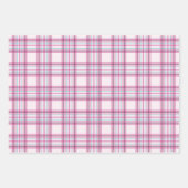 Papier à enveloppement rose série de 3 feuilles (Devant 2)