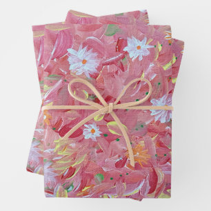 Papier à enveloppement rouge mûrier