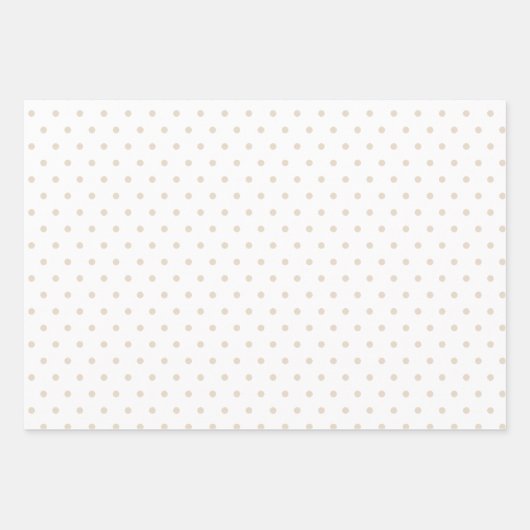 Papier à enveloppement vert et beige | Noël élégan (Devant 2)