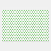 Papier à enveloppement vert Matcha saine série de  (Devant 2)