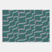 Papier à enveloppement vert Turquoise pour ciel de (Devant)