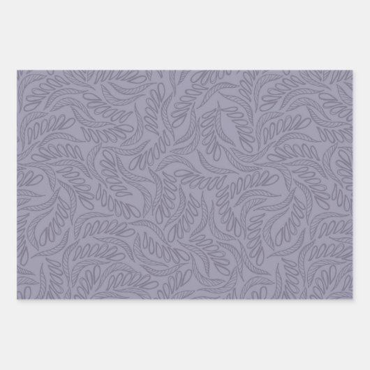 Papier à enveloppement violet - Feuille plate Ense (Devant 3)