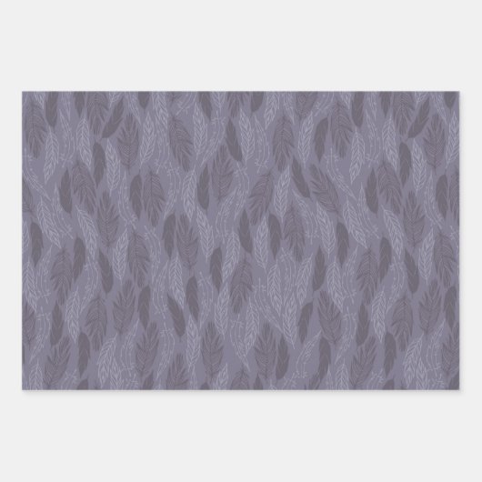 Papier à enveloppement violet - Feuille plate Ense (Devant)