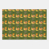 Papier à envelopper à motifs d'escargot (Devant)