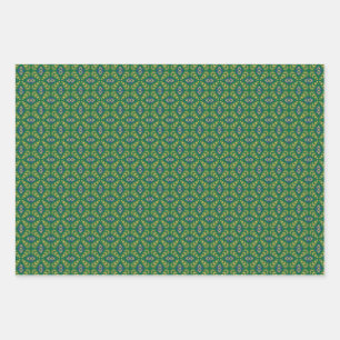 Papier à envelopper avec motif géométrique moderne
