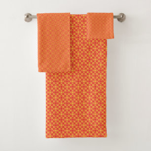 Papier à envelopper avec un motif orange, re