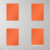 Papier à envelopper avec un motif orange, re (Recto)