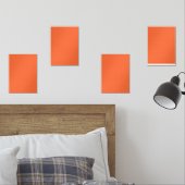 Papier à envelopper avec un motif orange, re (Chambre à coucher)