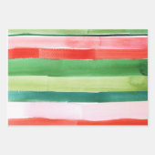 Papier à envelopper - bandes de peinture (Devant 3)