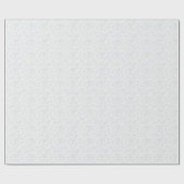 Papier à envelopper cadeau à fleurs de dentelle bl (Plat)