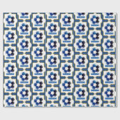 Papier à envelopper cadeau de football (Plat)