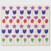 Papier à envelopper cadeau ensemble à ballon Impre (Plat)