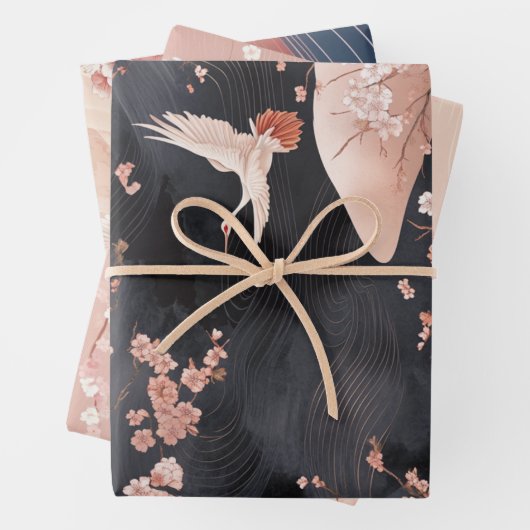 Papier à envelopper comme Découpage Chinoiserie te (En situation)