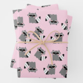 Papier à envelopper Cute Raccoon (En situation)