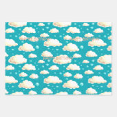 Papier à envelopper dans le nuage, customiser en d (Devant 2)