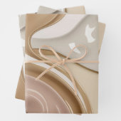 Papier à envelopper dans un graphique abstrait élé (En situation)
