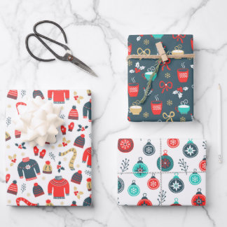 Papier à envelopper de Noël