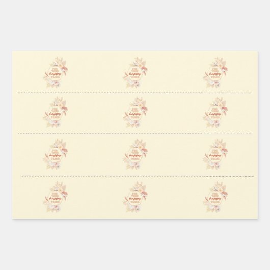 Papier à envelopper de tissus Joyeuses larmes (Devant)