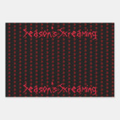 Papier à envelopper d'Halloween de saison (Devant)