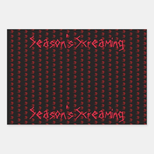 Papier à envelopper d'Halloween de saison (Devant)