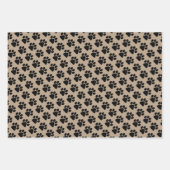 Papier à envelopper - Empreintes de pattes de chio (Devant 3)