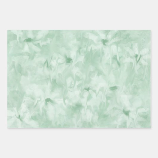 Papier à envelopper ensemble 3pc Abstrait bleu ver (Devant 3)