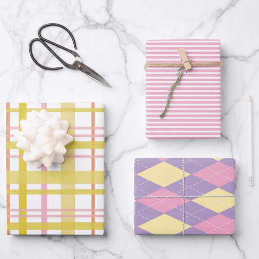 Papier à envelopper Feuille plate de 3 (Recto)