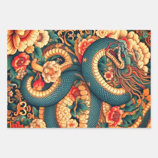 Papier à envelopper Feuille plate de 3 (Devant 2)