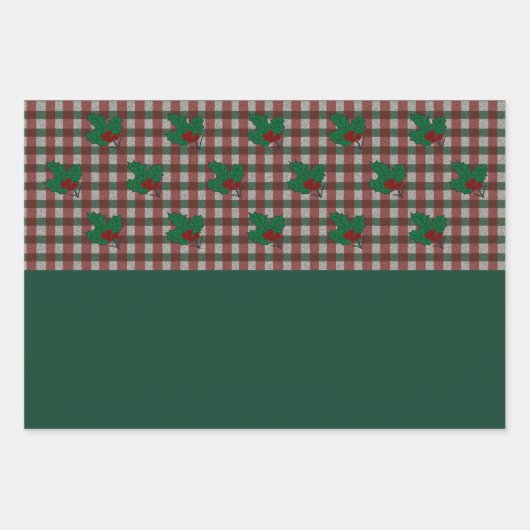 Papier à envelopper Feuille plate de 3 (Devant)