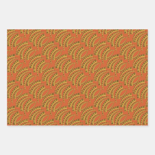 Papier à envelopper Feuille plate de 3 (Devant 3)