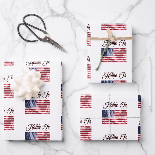 Papier à envelopper Feuille plate de 3 (Recto)