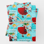 Papier à envelopper Feuille plate de 3 (En situation)