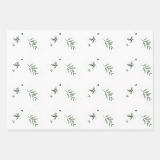 Papier à envelopper Feuille plate de 3 (Devant 2)