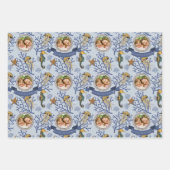 Papier à envelopper Feuille plate de 3 (Devant)