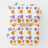 Papier à envelopper Feuille plate de 3 (En situation)