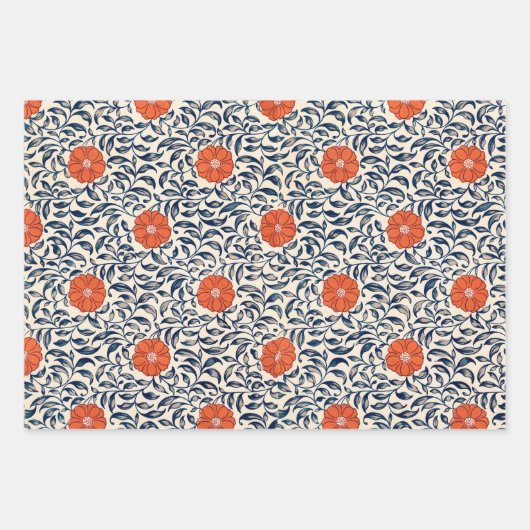 Papier à envelopper Feuille plate de 3 (Devant 2)