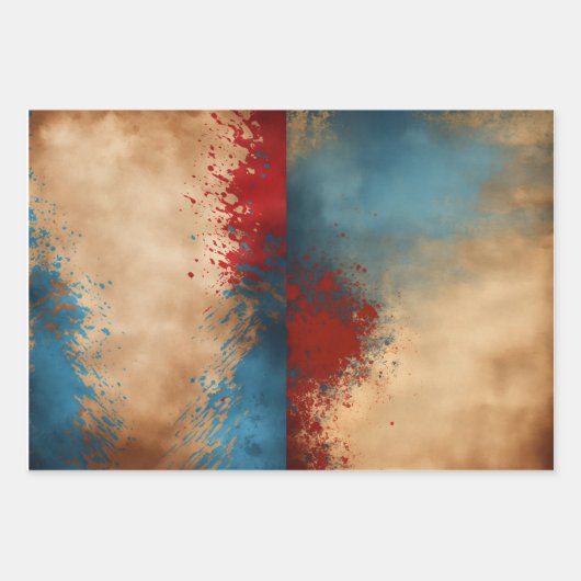 Papier à envelopper Feuille plate de 3 (Devant 3)