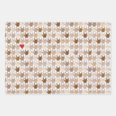 Papier à envelopper Feuille plate de 3 (Devant 3)