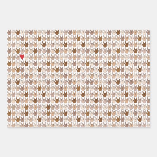 Papier à envelopper Feuille plate de 3 (Devant 2)